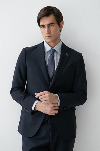 Пиджак из шерсти, устойчивой к сминанию