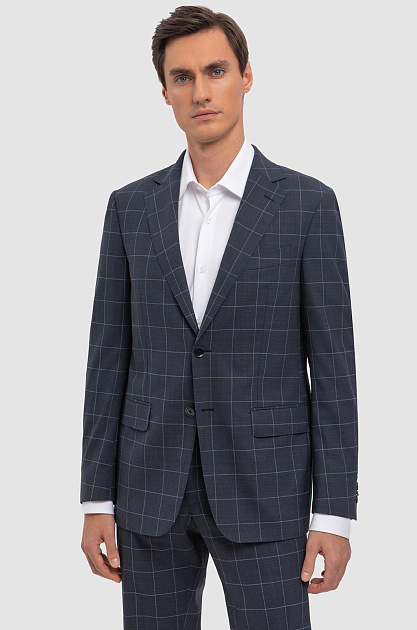 Пиджак из шерсти, устойчивой к сминанию, цвет Серый
