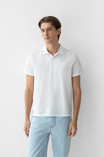 Поло из мерсеризованного хлопка