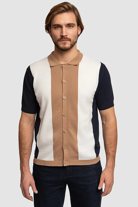 Кардиган из хлопка, лимитированная коллекция, цвет Бежевый