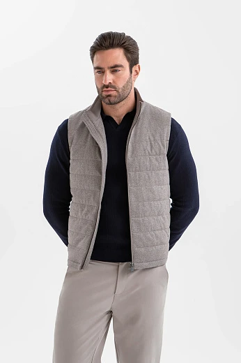 Жилет из смесовой шерсти
