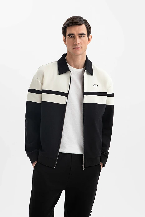 Толстовка на молнии, цвет Черный