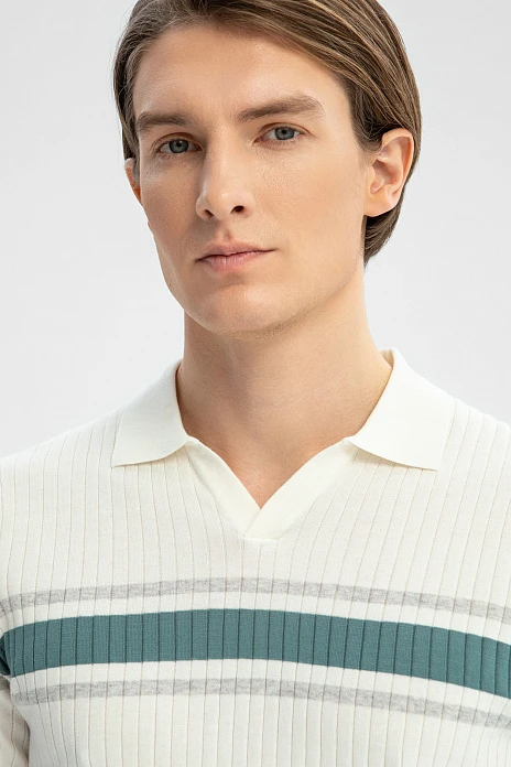 Поло из хлопка Пима, цвет Белый