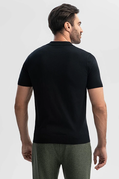 Кардиган из хлопка и льна, цвет Черный