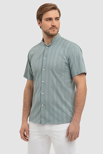 Сорочка с коротким рукавом в полоску, лимитированная коллекция