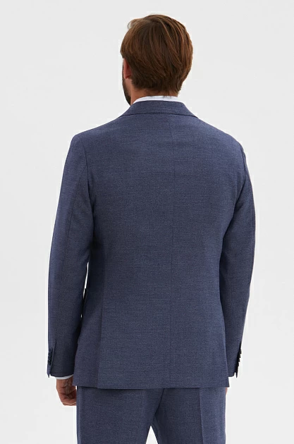 Пиджак из шерсти с водоотталкивающей обработкой, цвет Синий