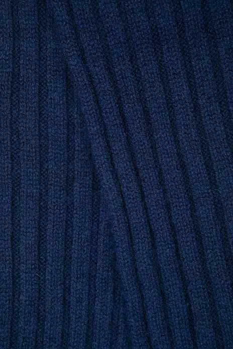 Шарф из шерсти и кашемира, цвет Синий