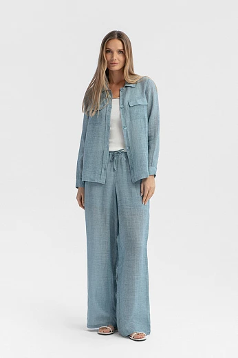 Брюки из рами и тенсела