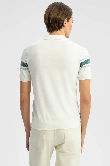 Поло из хлопка Пима, цвет Белый