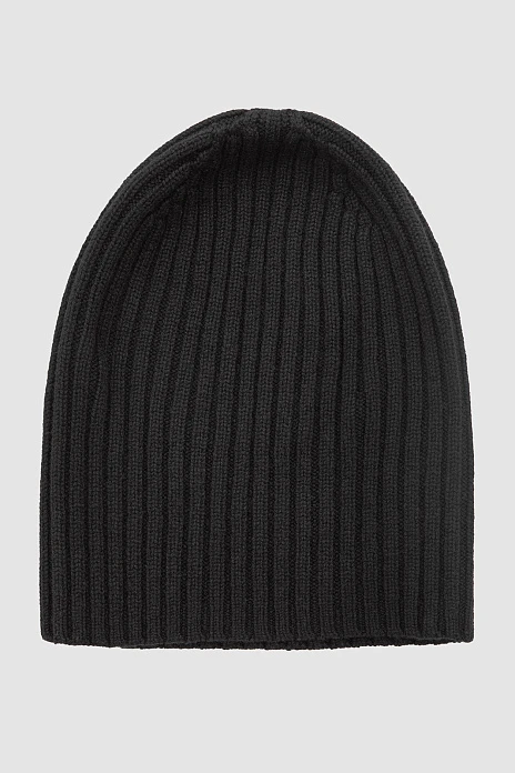 Шапка из шерсти и кашемира, цвет Черный