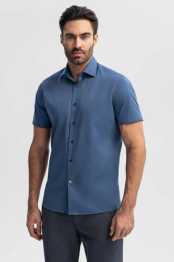 Сорочка с коротким рукавом из хлопка