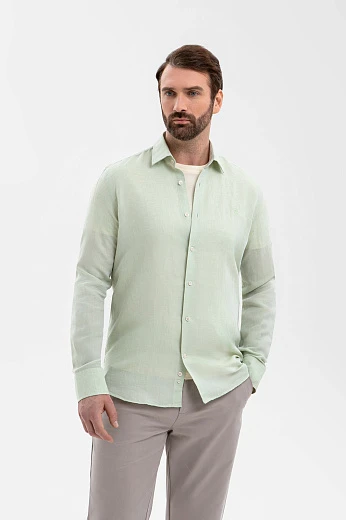 Сорочка из хлопка и льна