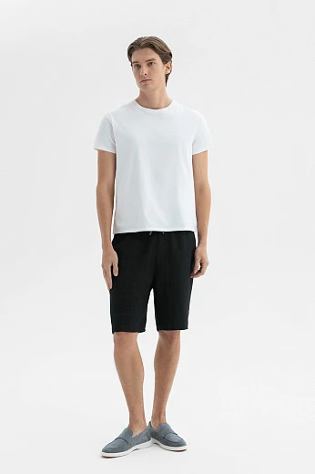 Шорты изо льна и хлопка, лимитированная коллекция