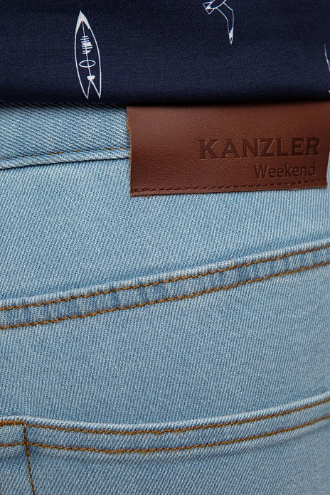 Джинсы, цвет Голубой