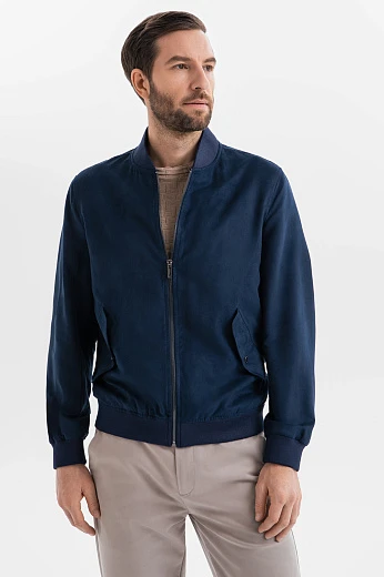 Бомбер из алькантары