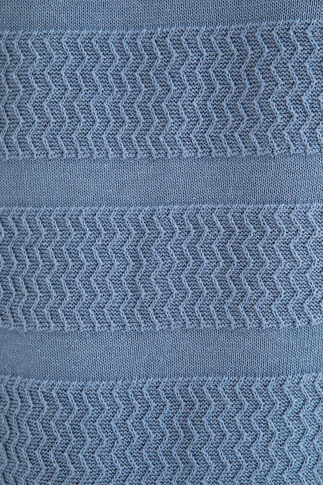 Поло из рами и хлопка, цвет Голубой светлый