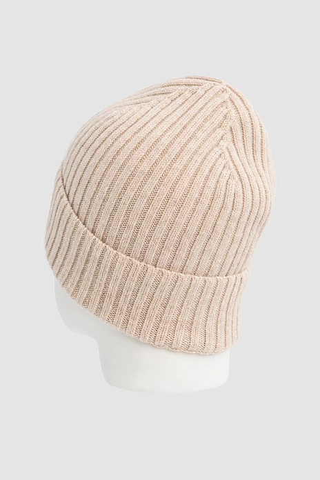 Шапка из шерсти, цвет Молочный