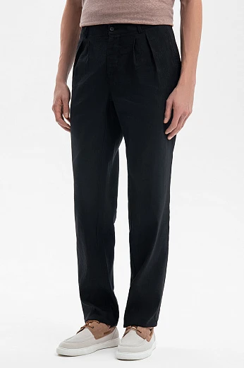 Брюки изо льна и шерсти, лимитированная коллекция