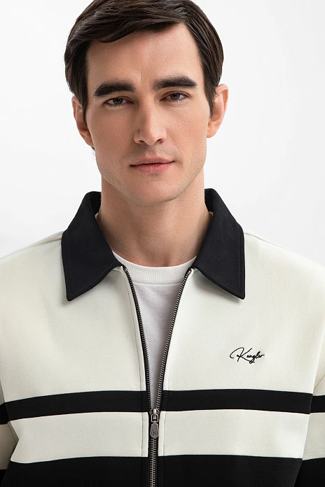 Толстовка на молнии, цвет Черный