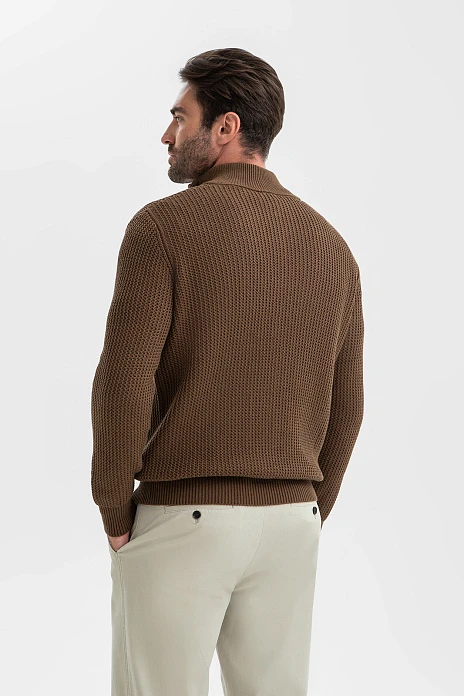 Свитер из хлопка, цвет Хаки