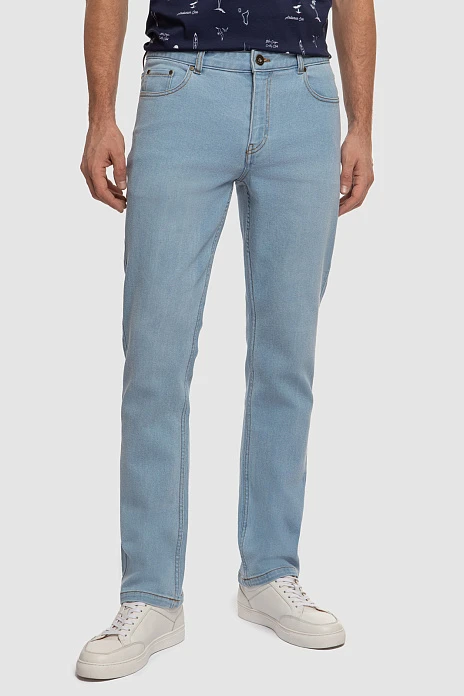 Джинсы, цвет Голубой